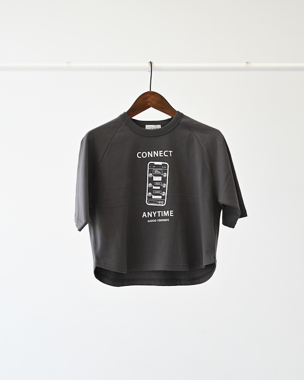 【フォブ】CONNECT Tシャツ / チャコールグレー