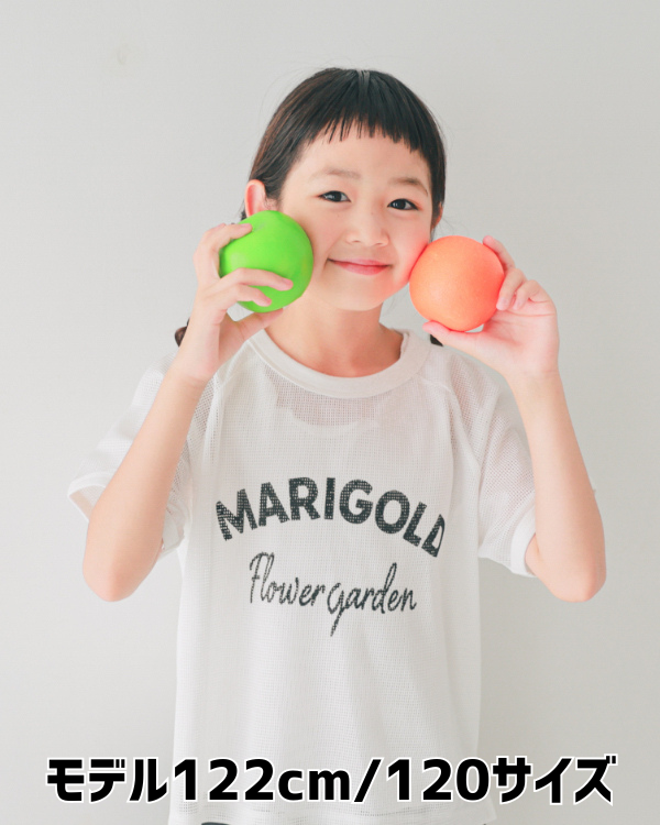 【エヌエイチティー】MARIGOLDメッシュ Tシャツ / オフホワイト