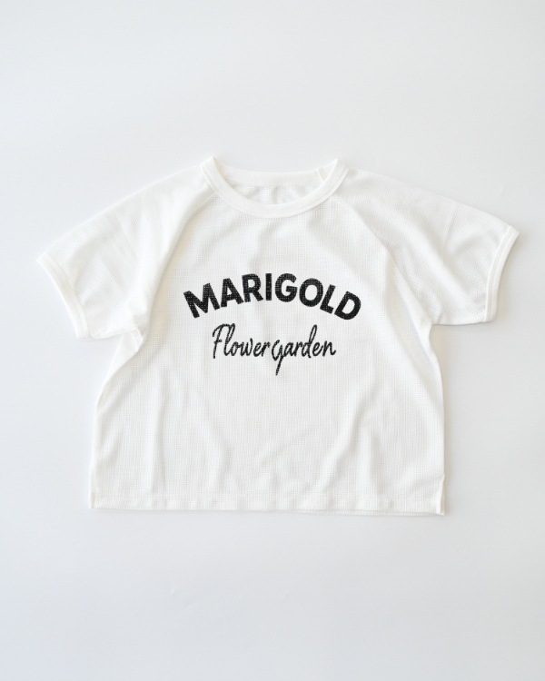 【エヌエイチティー】MARIGOLDメッシュ Tシャツ / オフホワイト