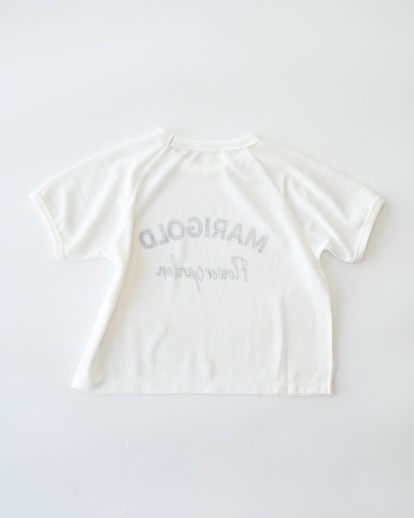 【エヌエイチティー】MARIGOLDメッシュ Tシャツ / オフホワイト