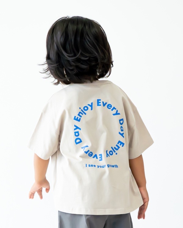 【フォブ】Enjoy Tシャツ / グレージュ  