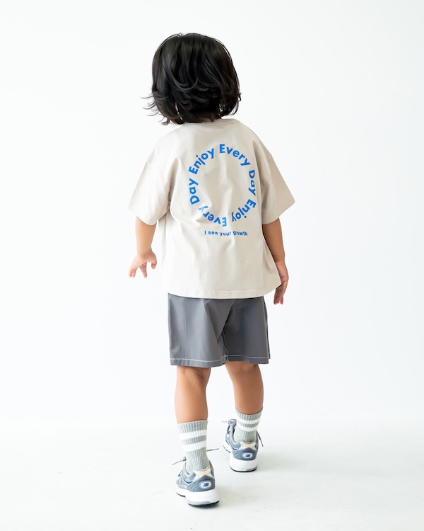 【フォブ】Enjoy Tシャツ / グレージュ  