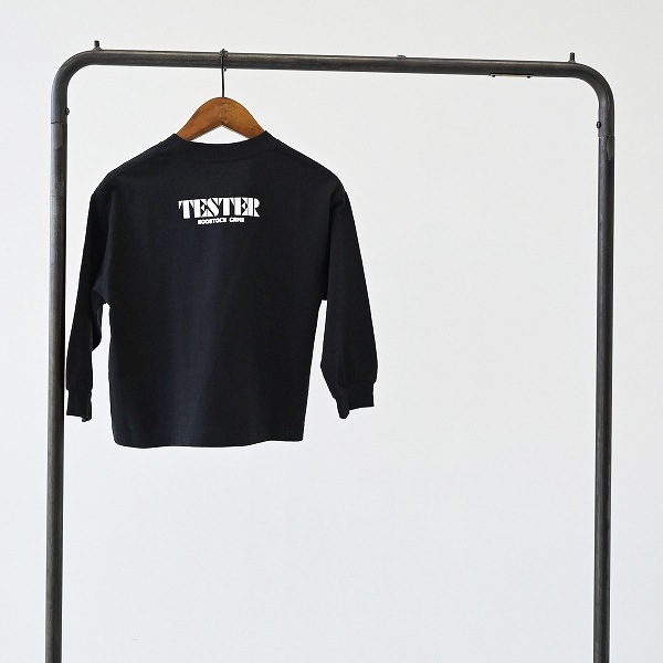 【25FW】TESTER L/S Tシャツ / ブラック
