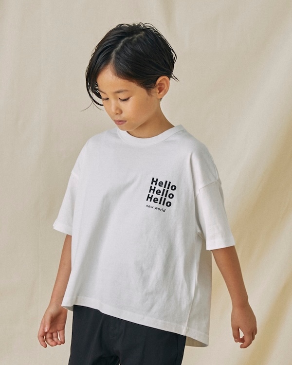 【フォブ】Hello Tシャツ / ホワイト