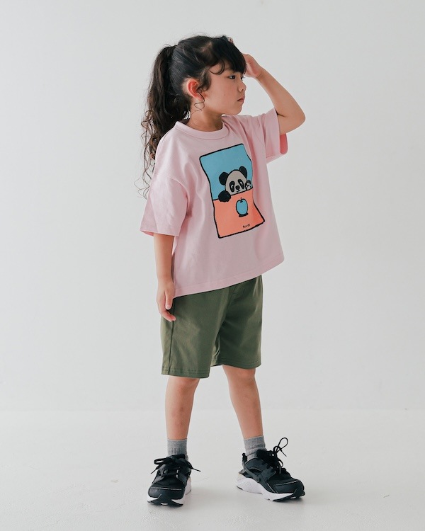 【フォブ】F/B PANDA Tシャツ / ピンク