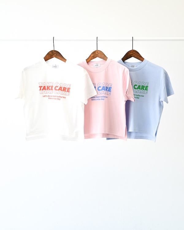 【アンディニー】TAKE CARE Tシャツ / サックス
