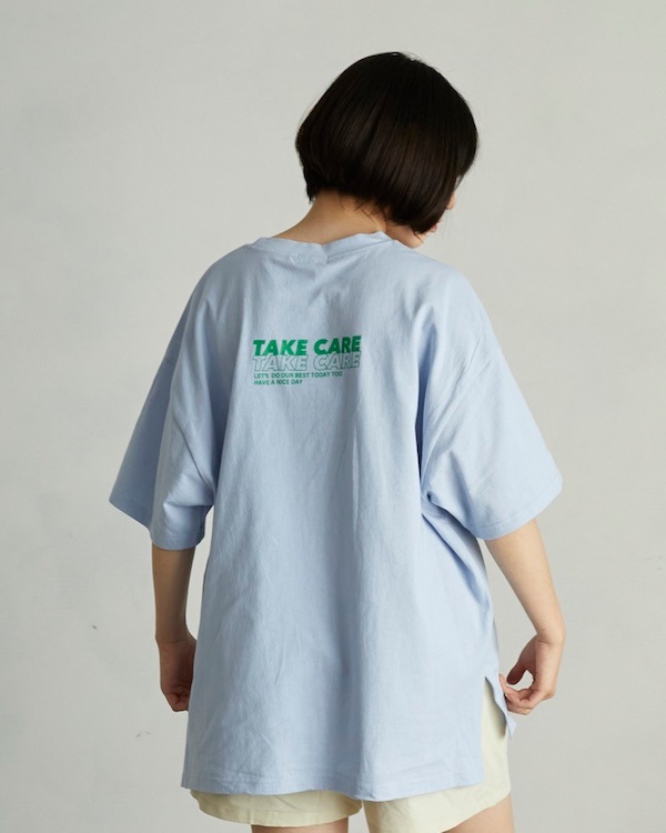 【アンディニー】TAKE CARE Tシャツ / サックス