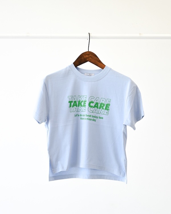 【アンディニー】TAKE CARE Tシャツ / サックス