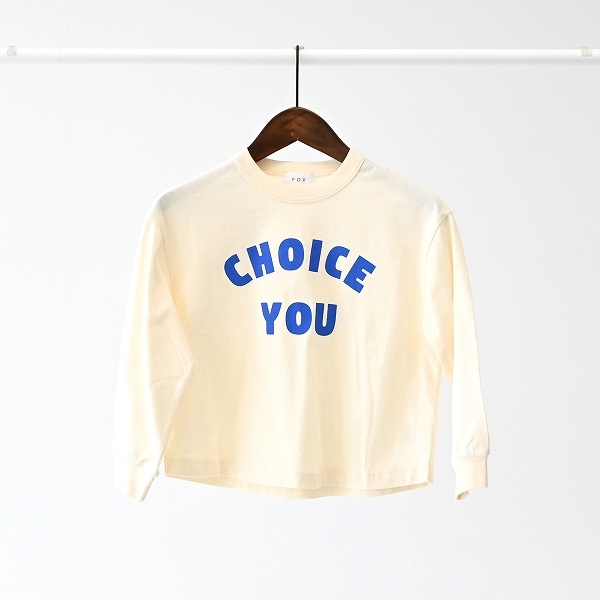 【25FW】CHOICEYOU L/S Tシャツ / アイボリー
