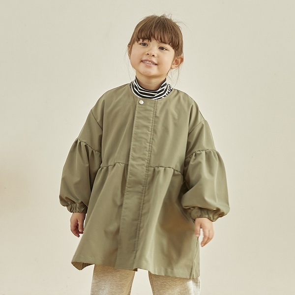 【25FW】ギャザーコート / カーキ
