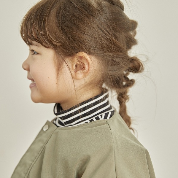 【25FW】ギャザーコート / カーキ