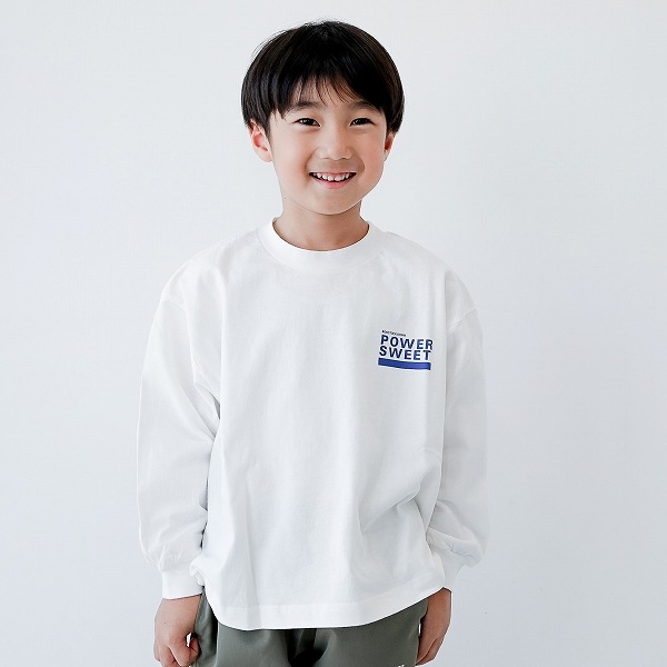 【25FW】POWERSWEET L/S Tシャツ / ホワイト