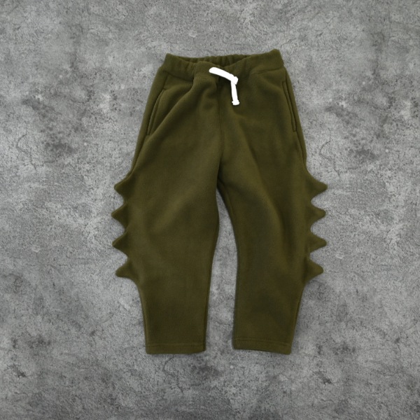 【25FW】トゲトゲ フリースロングパンツ / カーキ