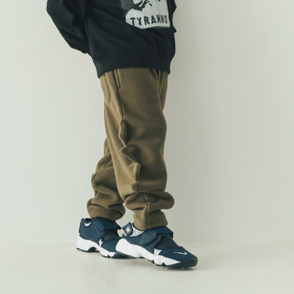 【25FW】トゲトゲ フリースロングパンツ / カーキ