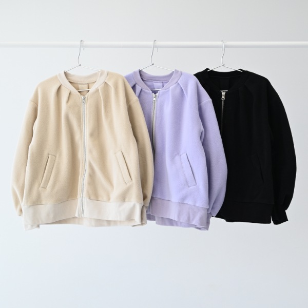 【25FW】MA-1 フリースジャケット / アイボリー