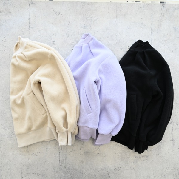 【25FW】MA-1 フリースジャケット / アイボリー