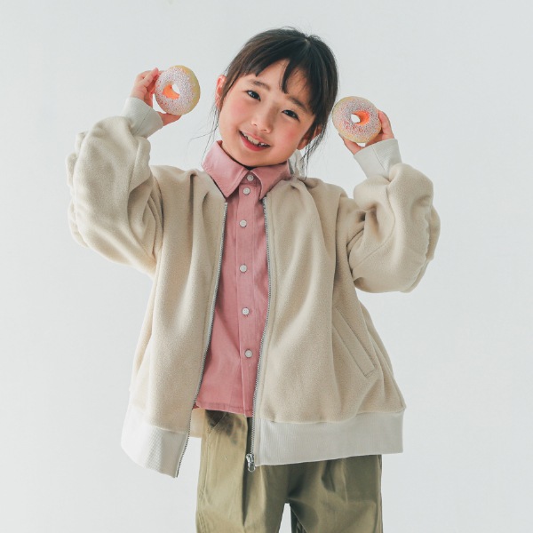 【25FW】MA-1 フリースジャケット / アイボリー