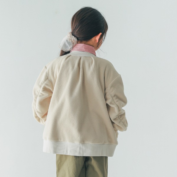 【25FW】MA-1 フリースジャケット / アイボリー