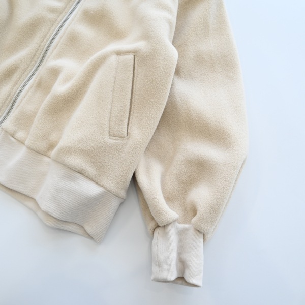 【25FW】MA-1 フリースジャケット / アイボリー