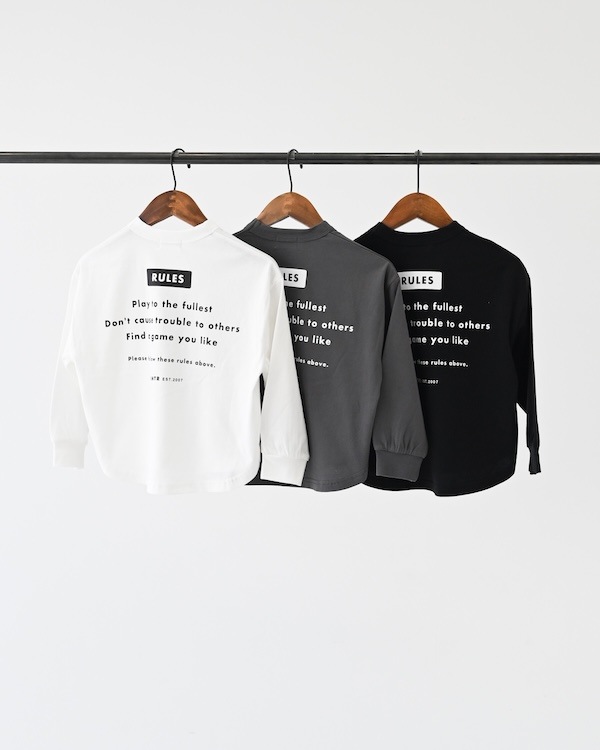 【26PS】AFTER L/S Tシャツ / チャコールグレー