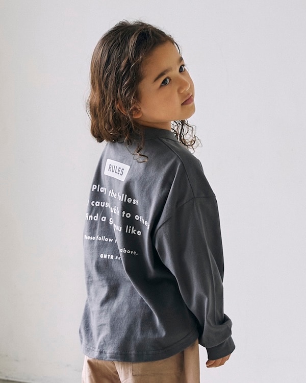 【26PS】AFTER L/S Tシャツ / チャコールグレー