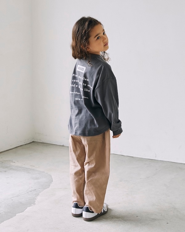 【26PS】AFTER L/S Tシャツ / チャコールグレー