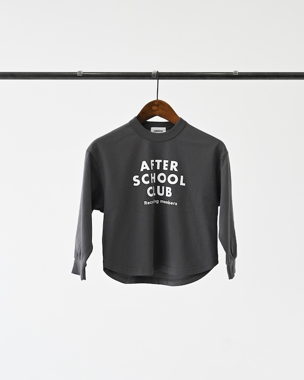【26PS】AFTER L/S Tシャツ / チャコールグレー