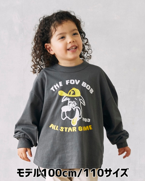 【フォブ】F/B ALL STAR L/S Tシャツ / チャコールグレー