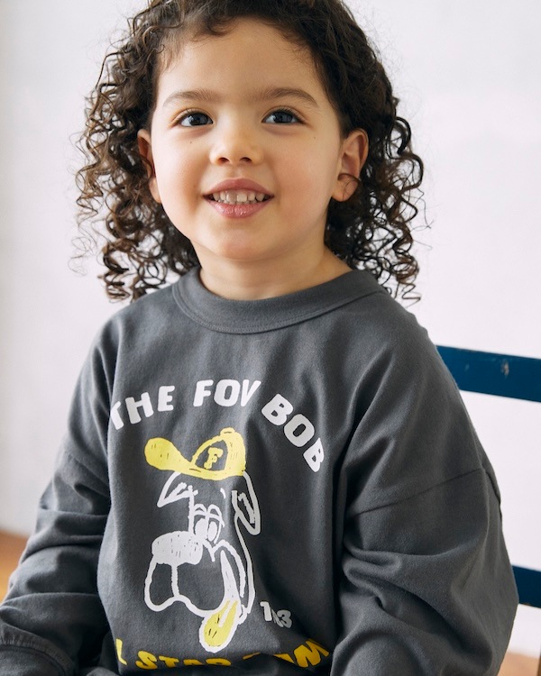 【フォブ】F/B ALL STAR L/S Tシャツ / チャコールグレー