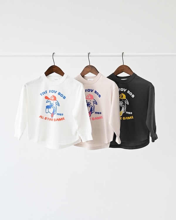 【フォブ】F/B ALL STAR L/S Tシャツ / チャコールグレー