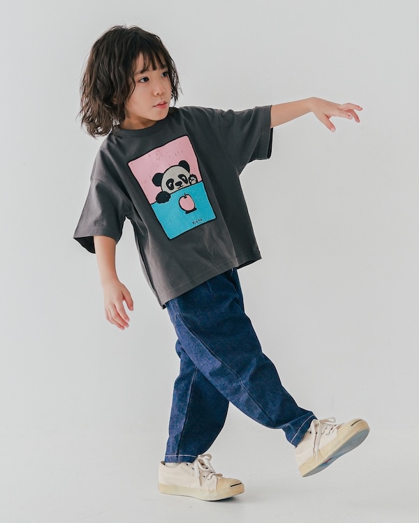 【フォブ】F/B PANDA Tシャツ / チャコールグレー