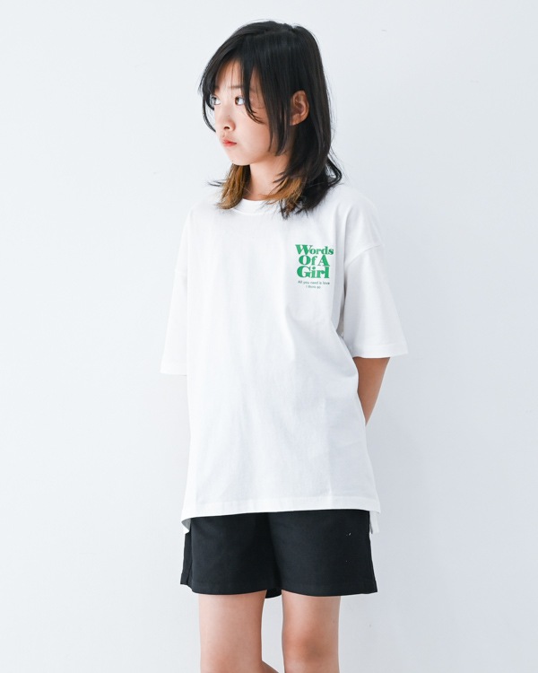 【アンディニー】Words of Tシャツ / ホワイト