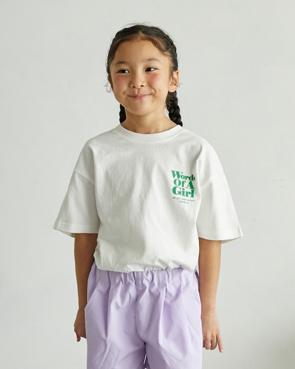 【アンディニー】Words of Tシャツ / ホワイト