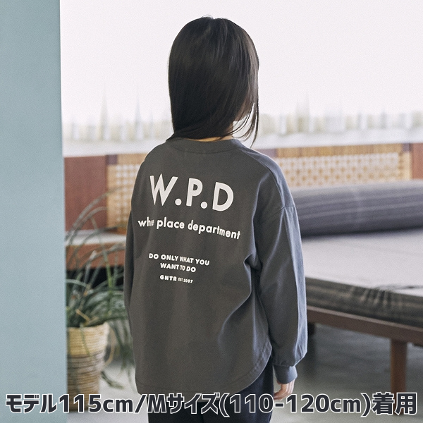 【25FW】W.P.D L/S Tシャツ / チャコールグレー