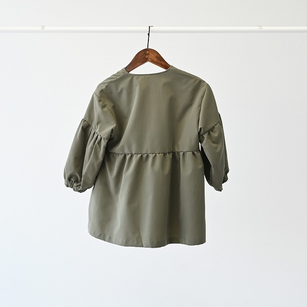 【25FW】ギャザーコート / ブラック