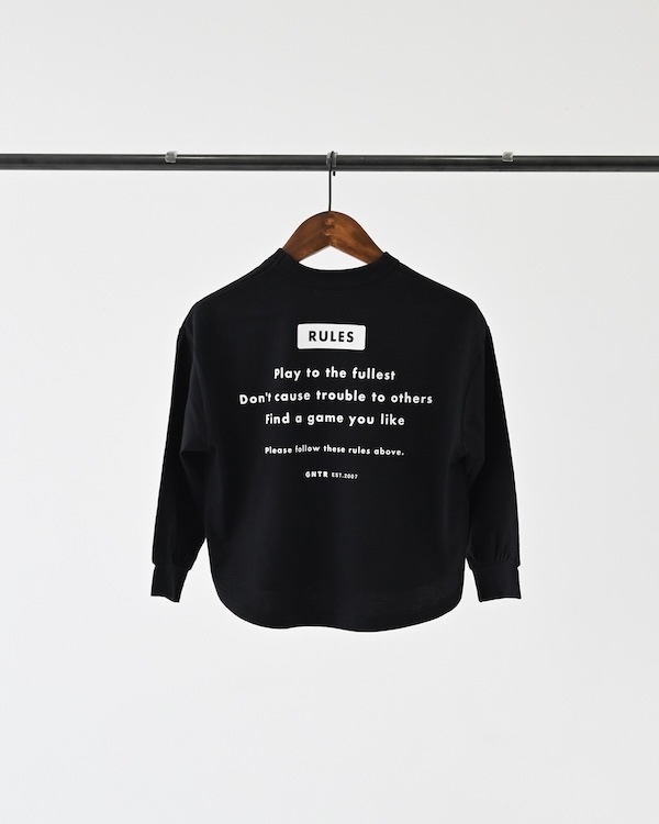 【ジェネレーター】AFTER L/S Tシャツ / ブラック
