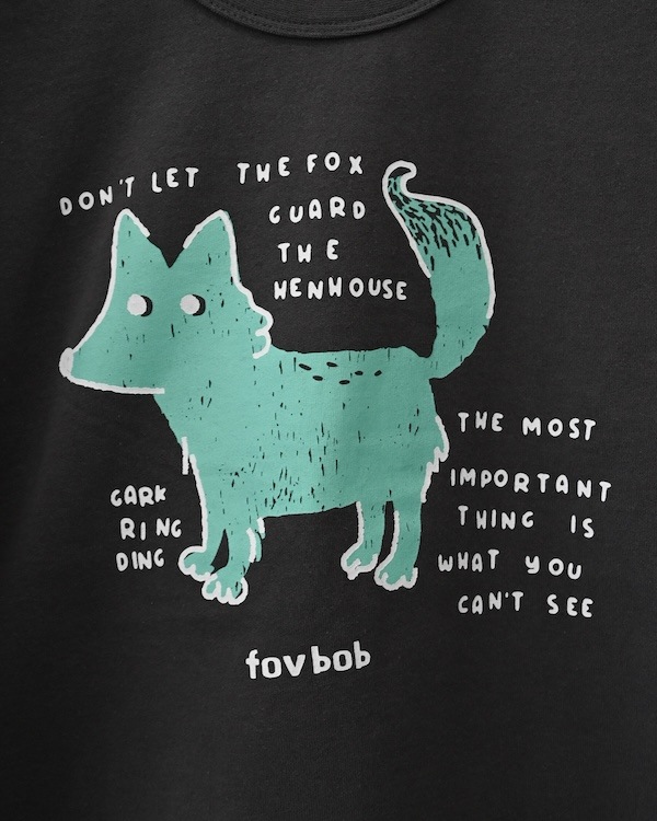 【26PS】F/B DOG L/S Tシャツ / ホワイト