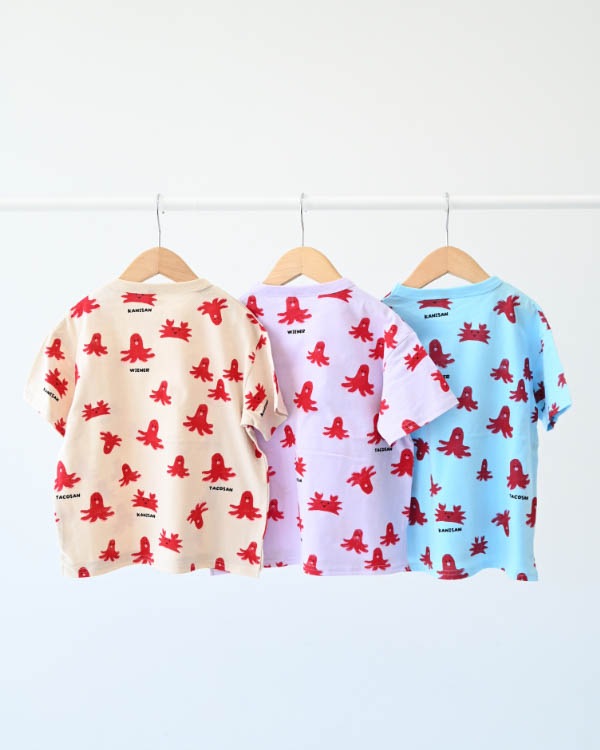 【ニコフラート】タコさんTシャツ / アイボリー