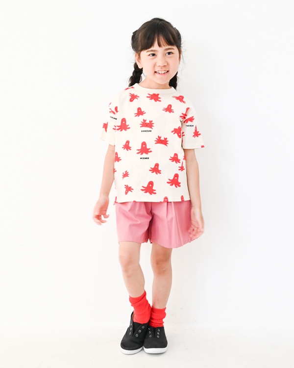 【ニコフラート】タコさんTシャツ / アイボリー