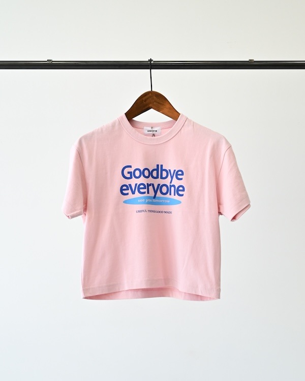 【ジェネレーター】Goodbye Tシャツ / ピンク