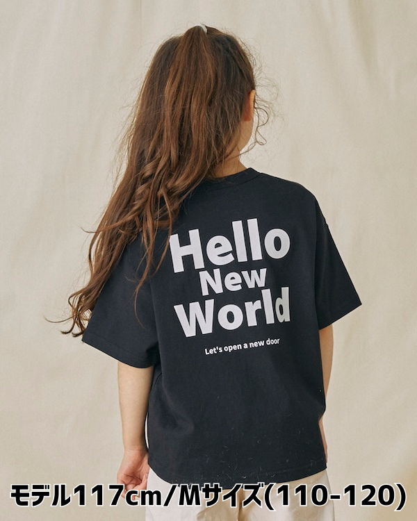 【フォブ】Hello Tシャツ / ブラック