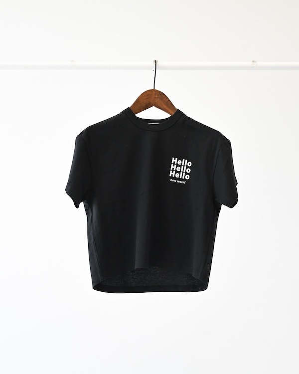 【フォブ】Hello Tシャツ / ブラック
