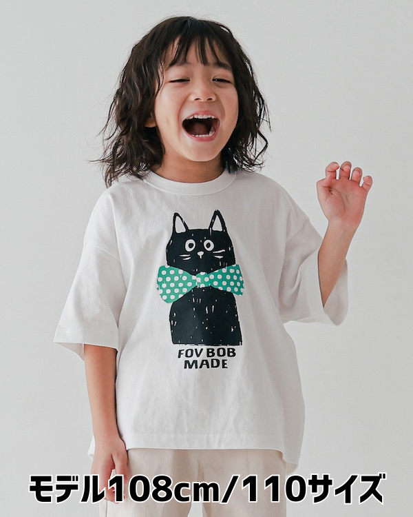 【フォブ】F/B CAT Tシャツ / ホワイト