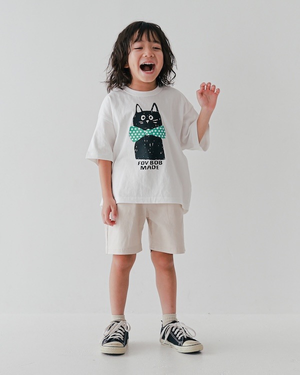 【フォブ】F/B CAT Tシャツ / ホワイト