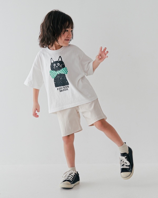 【フォブ】F/B CAT Tシャツ / ホワイト
