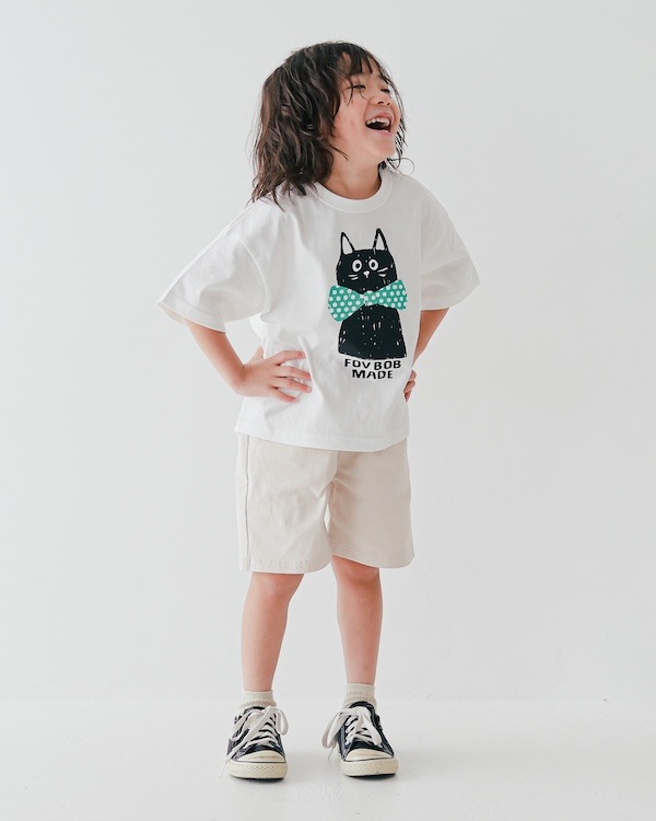 【フォブ】F/B CAT Tシャツ / ホワイト