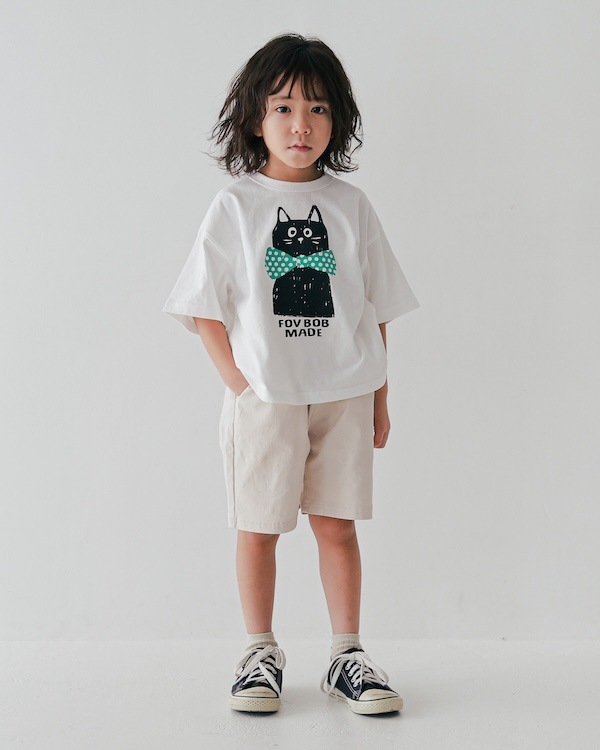 【フォブ】F/B CAT Tシャツ / ホワイト