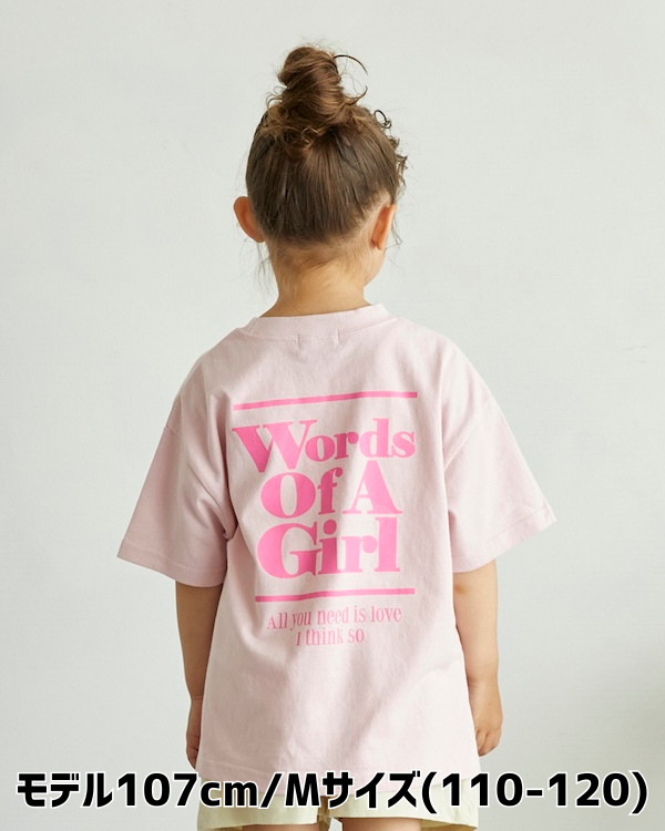 【アンディニー】Words of Tシャツ / ピンク
