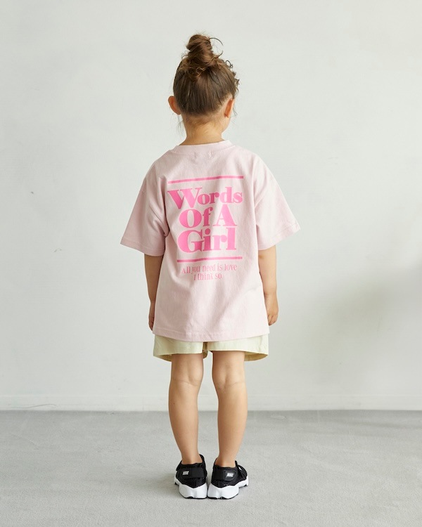 【アンディニー】Words of Tシャツ / ピンク