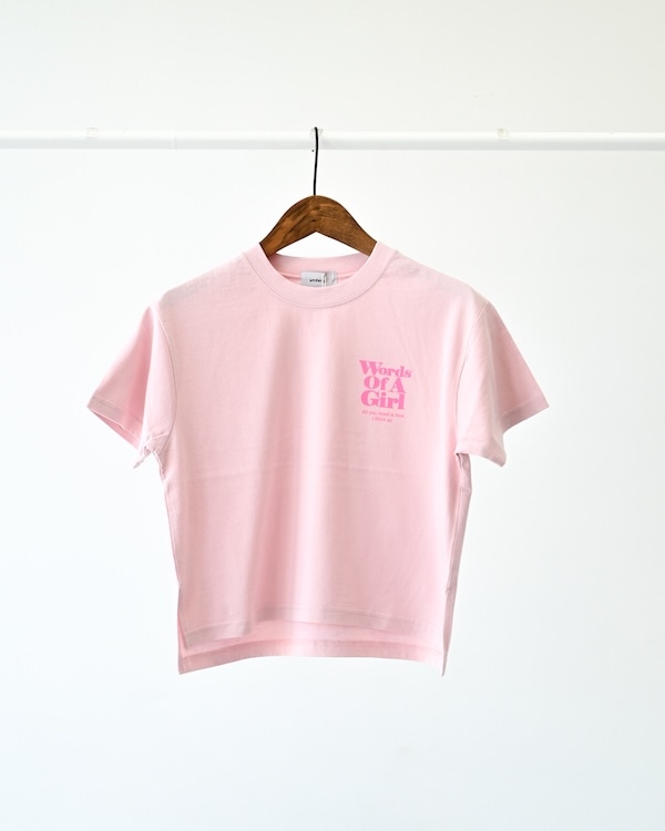 【アンディニー】Words of Tシャツ / ピンク